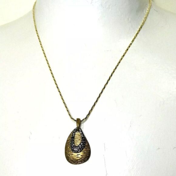 Lia Sophia MORSEL Necklace, 16-19", Gold & Black, NWOT - Picture 10 of 10